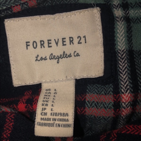 Forever 21 flannel - Picture 3 of 3
